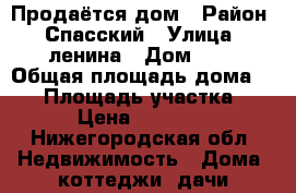 Продаётся дом › Район ­ Спасский › Улица ­ ленина › Дом ­ 6 › Общая площадь дома ­ 32 › Площадь участка ­ 20 › Цена ­ 900 000 - Нижегородская обл. Недвижимость » Дома, коттеджи, дачи продажа   . Нижегородская обл.